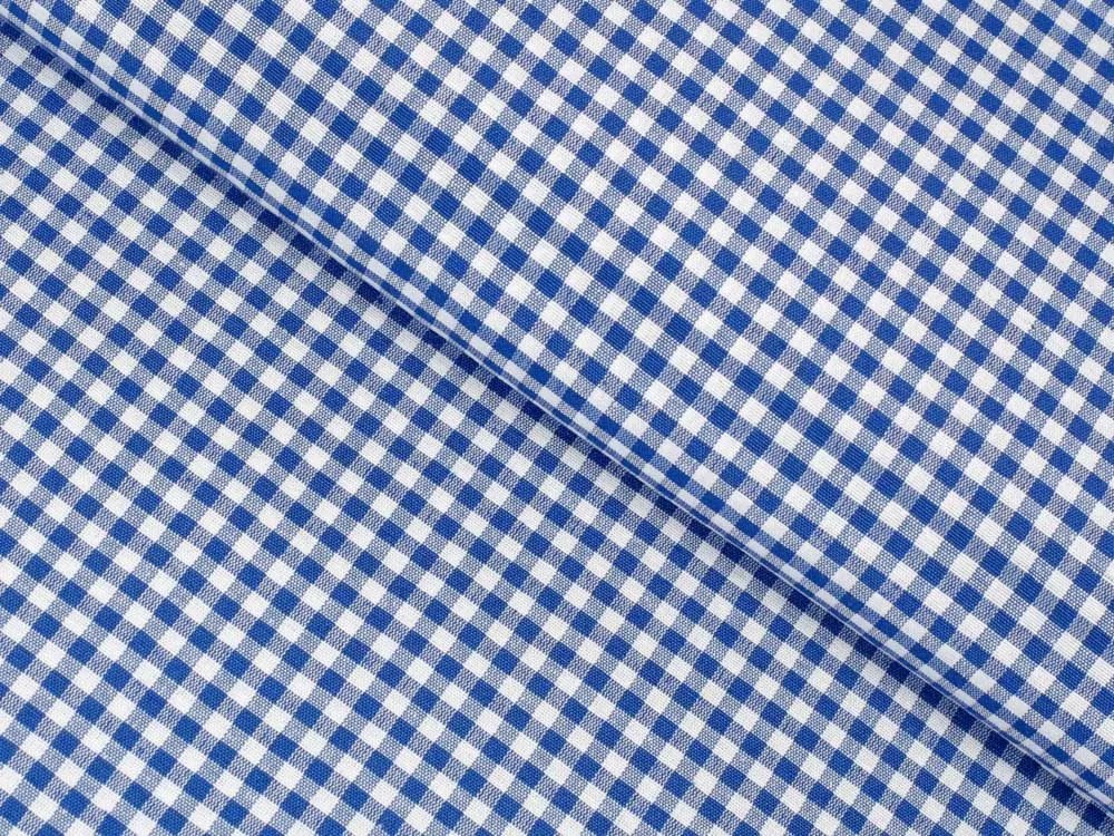 Biante Dekoračný behúň na stôl Rebeka RE-009 Modro-biela kocka malá 20x180 cm