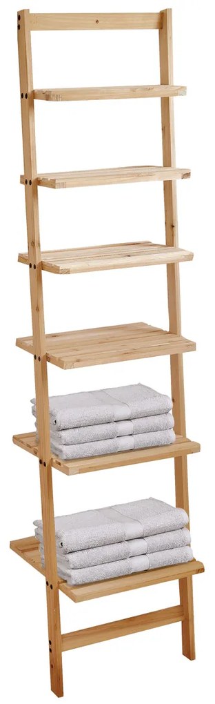 Regál so 6 policami Autronic DR-N131 NAT