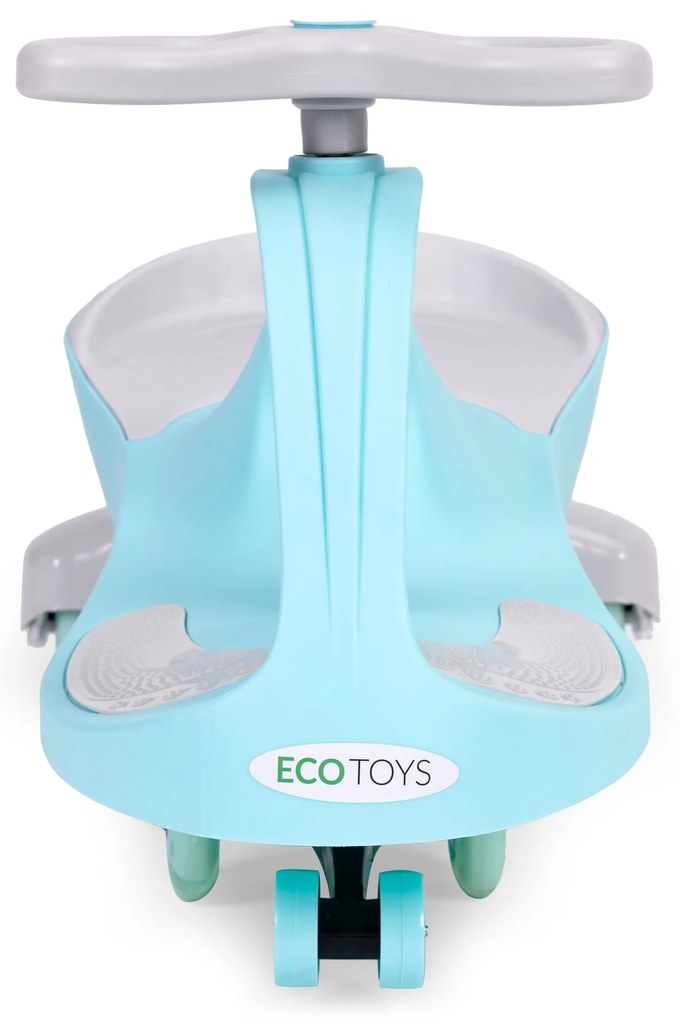Detské odrážadlo s LED kolesami, modré ECOTOYS