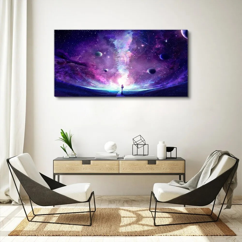 Obraz na plátne Nočná obloha hviezda vesmír