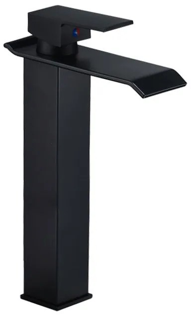 Mexen Apus, vysoká umývadlová batéria, čierna, 744710-70