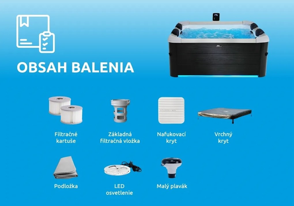 Marimex | Vírivý bazén MSPA Oslo Sapphire F-SA063W | 11400303