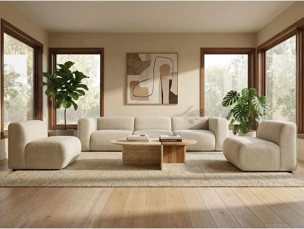 Zelená rohová pohovka (ľavý roh/s leňoškou) Ekahi – Makamii