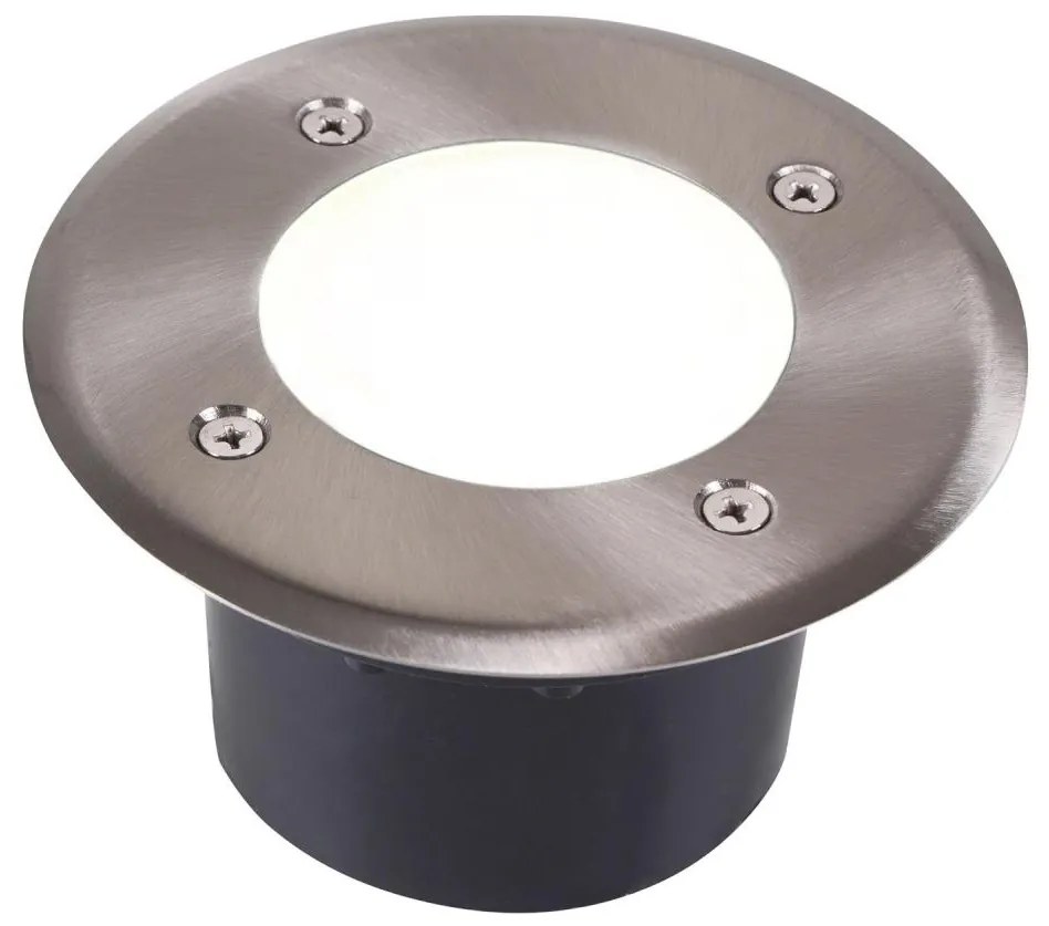 LED Nájazdové svietidlo MIVO LED/3W/230V pr. 12 cm IP67 matný chróm