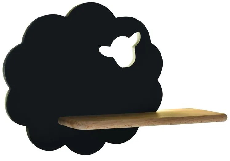 Candellux SHEEP Nástenné svietidlo 5W LED 4000K IQ KIDS BLACK 21-84828