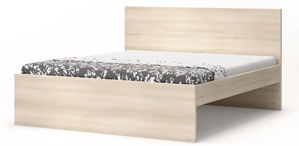 BMB BRUNO - kvalitná lamino posteľ 200 x 200 cm, lamino