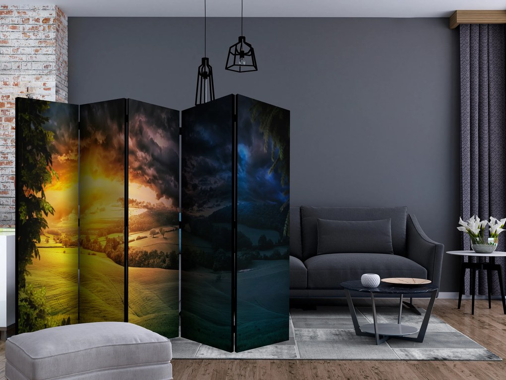 Artgeist Paraván - Twilight over the Valley II [Room Dividers]