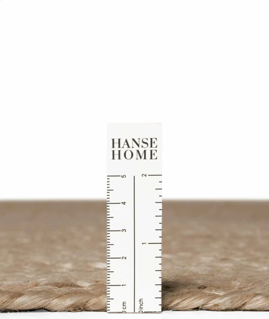 Hanse Home, Kusový koberec Jute Braided 106006 Grey Brown ovál, 160x230 ovál, hnedá, chodba / predsieň