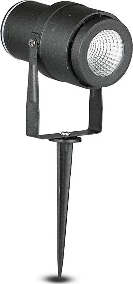 LED Vonkajšia lampa LED/12W/100-240V IP65 čierna - zelené svetlo