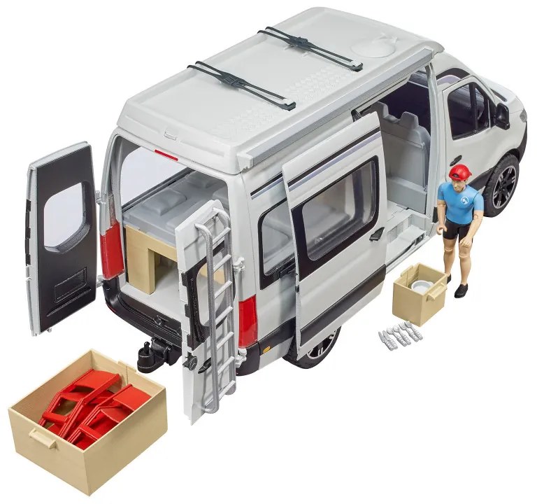 Bruder Karavan Mercedes-Benz Sprinter so šoférom 1:16 02672