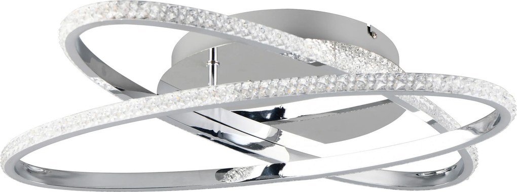 XXXLutz STROPNÉ LED SVIETIDLO, 58/58/9 cm - Interiérové svietidlá - 007694034502