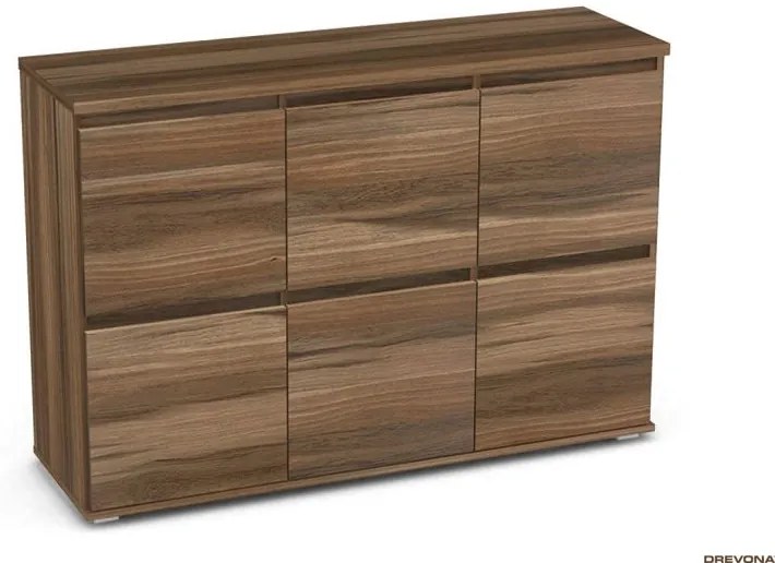 komoda REA AMY 18, 6-zásuvková, dub vicenza