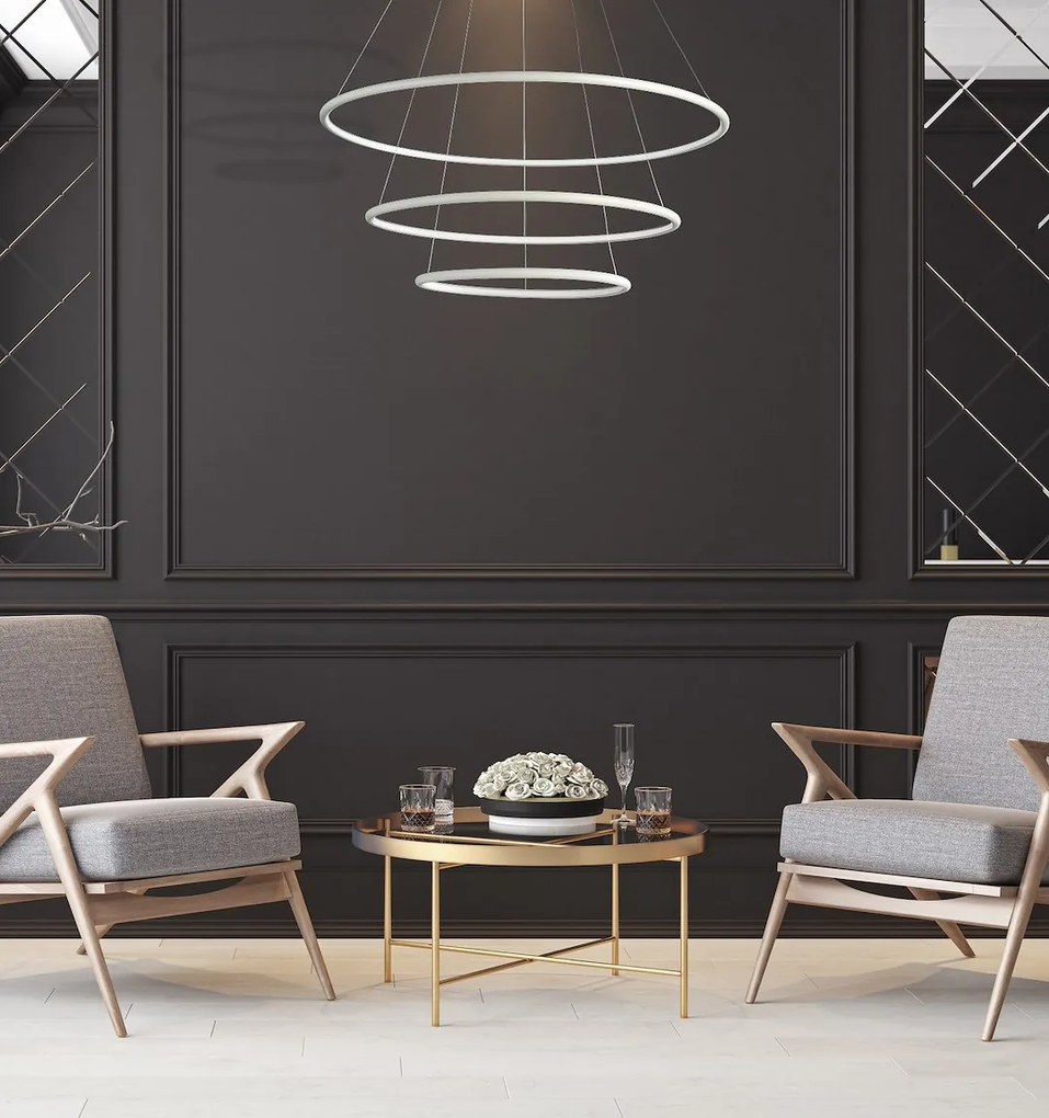 Závesné LED svietidlo Orion, 3x LED 99w, 3000k, w