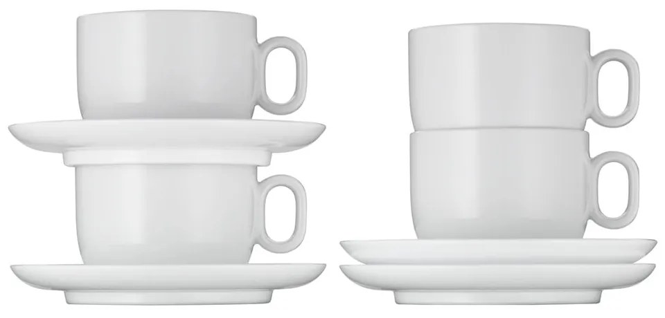Biele porcelánové šálky v súprave 2 ks na cappuccino 160 ml Barista – WMF