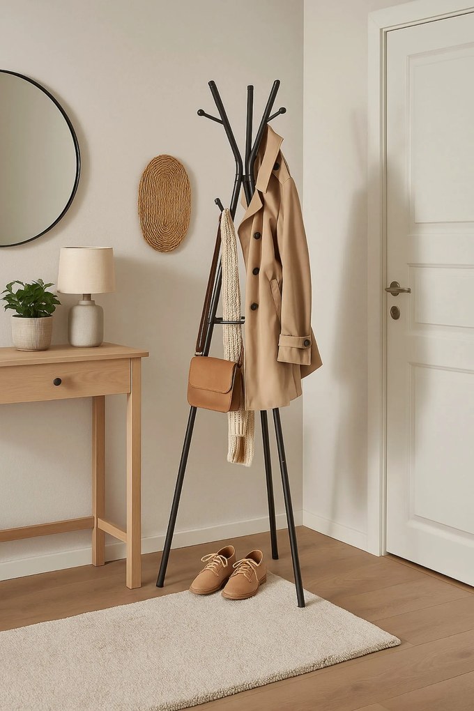 Predsieňový vešiak ERIS čierny