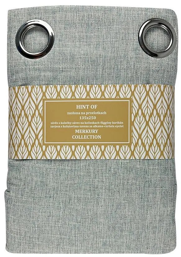 Záves na priechodkách Hint 135x250 cm aqua Merkury Home