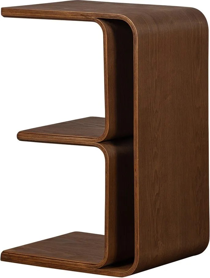 Odkladací stolík v dekore orecha 32x40 cm Frey – WOOOD