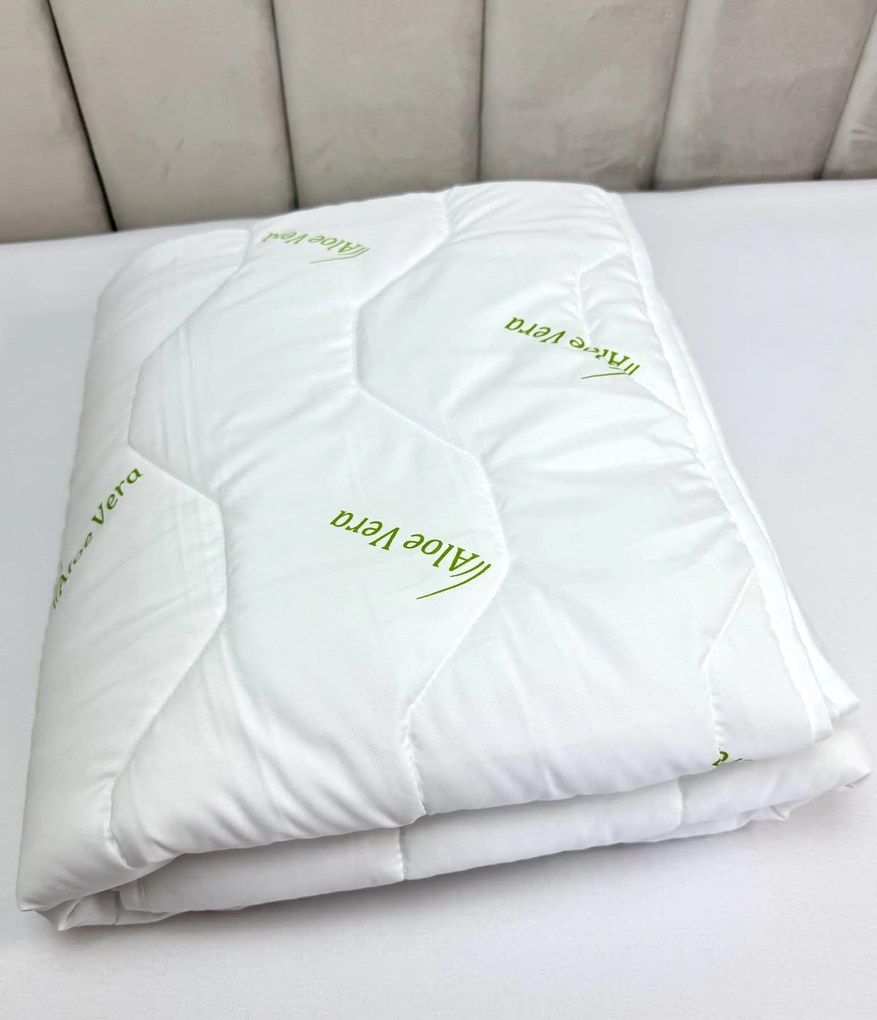 Detský letný set Aloe Vera Green – paplón a vankúš do postieľky Veľkosť: 90x120/45x65 cm