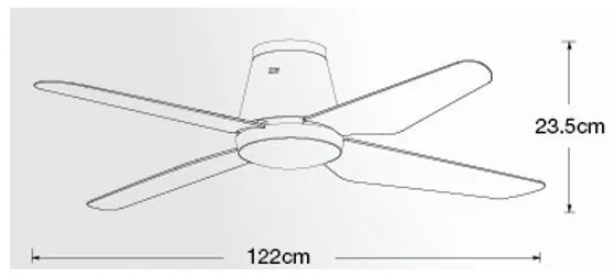 Lucci air 212999 - Stropný ventilátor AIRFUSION ARIA biela + diaľkové ovládanie