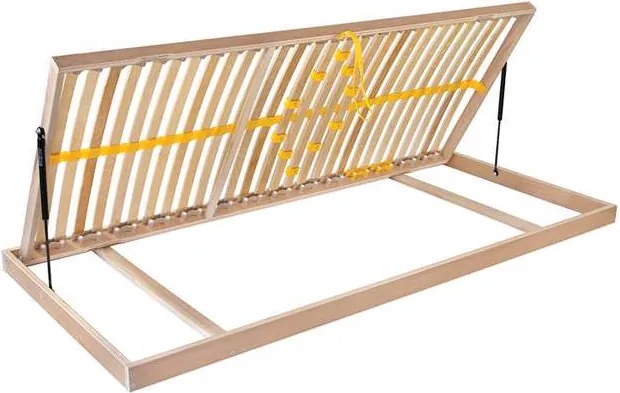 ECOMATRACE DUOSTAR KOMBI P ĽAVÝ, PEVNÝ LAMELOVÝ ROŠT Rozmery 80x200