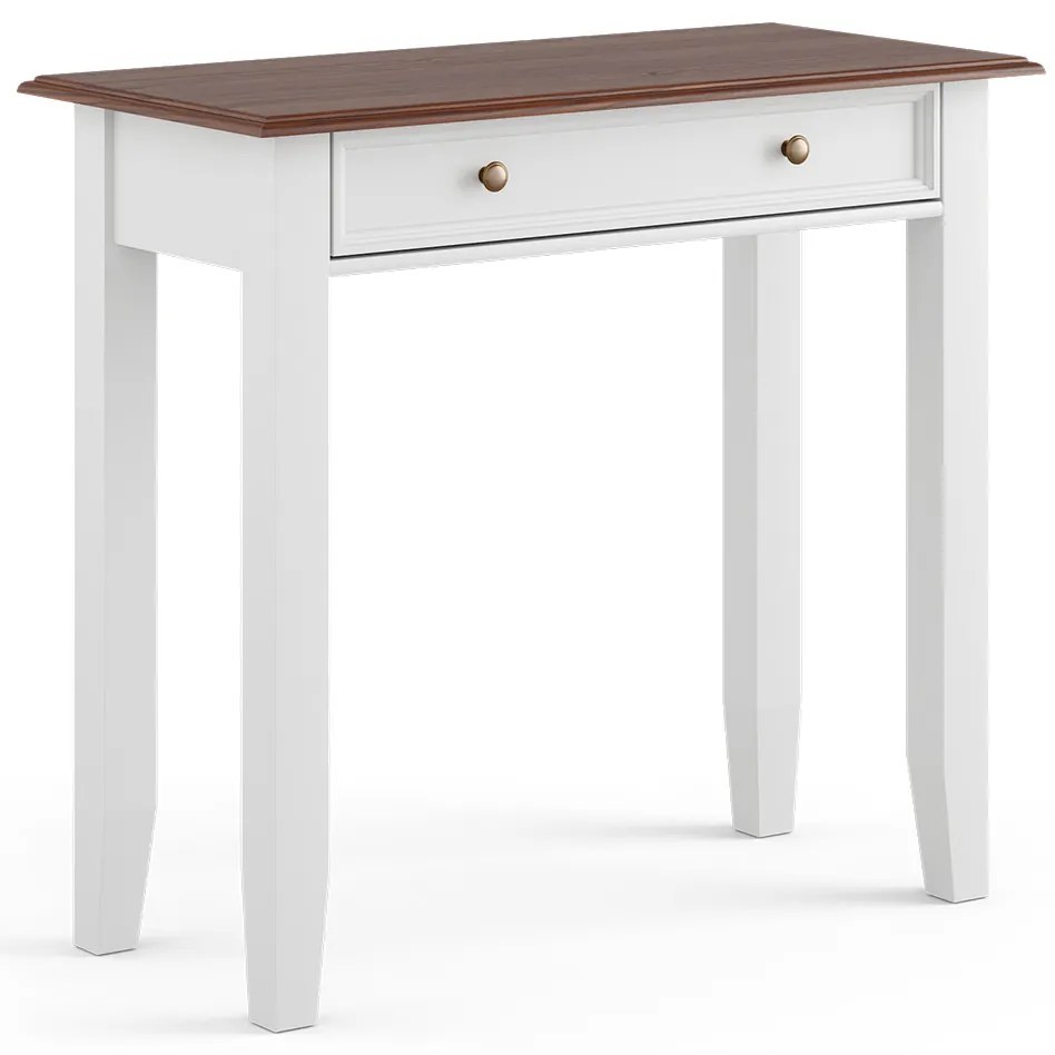 PROXIMA.store - Rustikálny toaletný stolík 0.3 - BELLUNO ELEGANTE FARBA: biela - dub