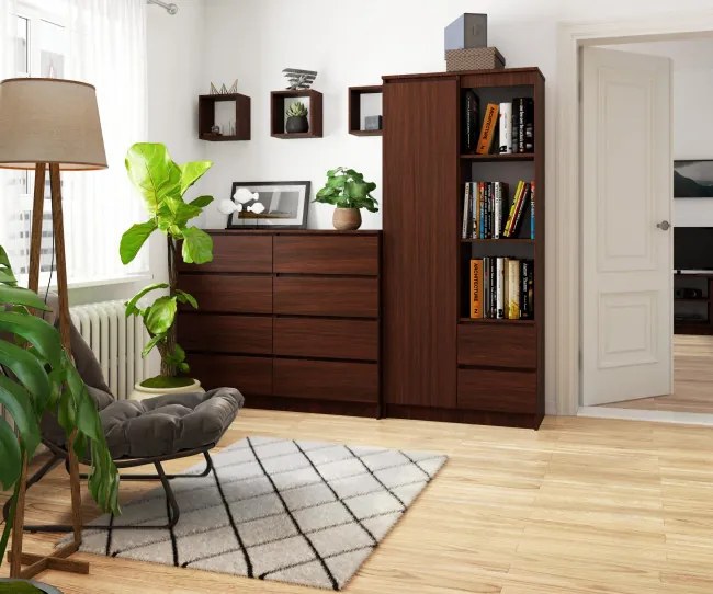 Regál R11 R80 1D 2SZ CLP wenge