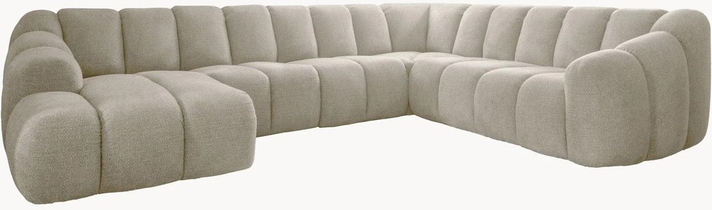 Ženilková panoramatická pohovka Shell (8-miestna)