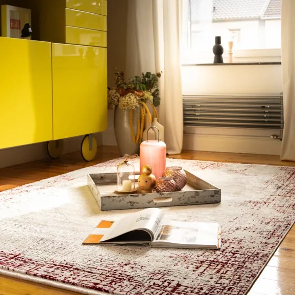 Obsession, Kusový koberec My Memphis 380 Red, 160x230, červená, obývacia izba