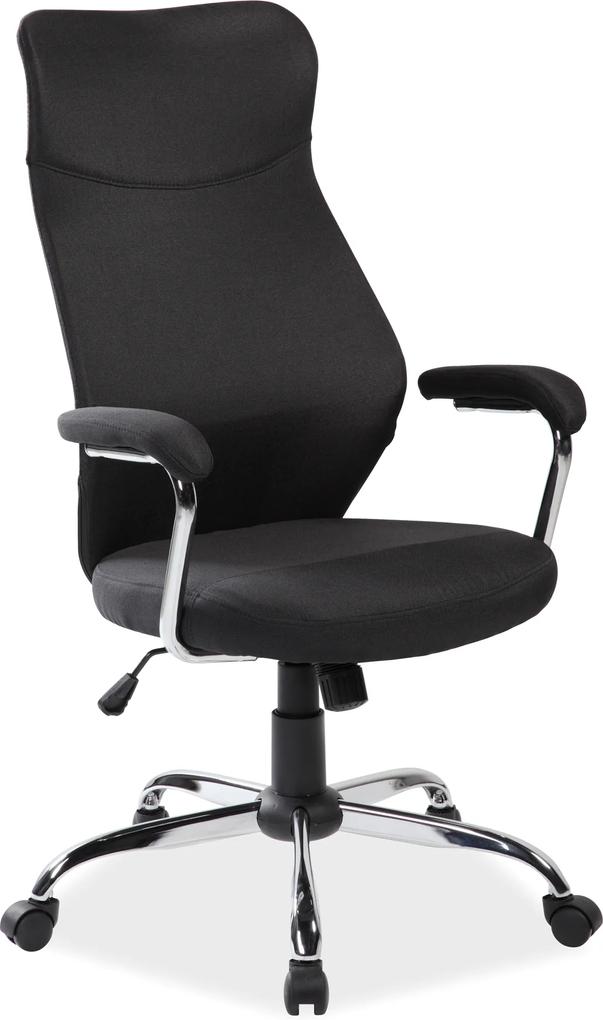 SIGNAL Q-319 kancelárska stolička s podrúčkami čierna