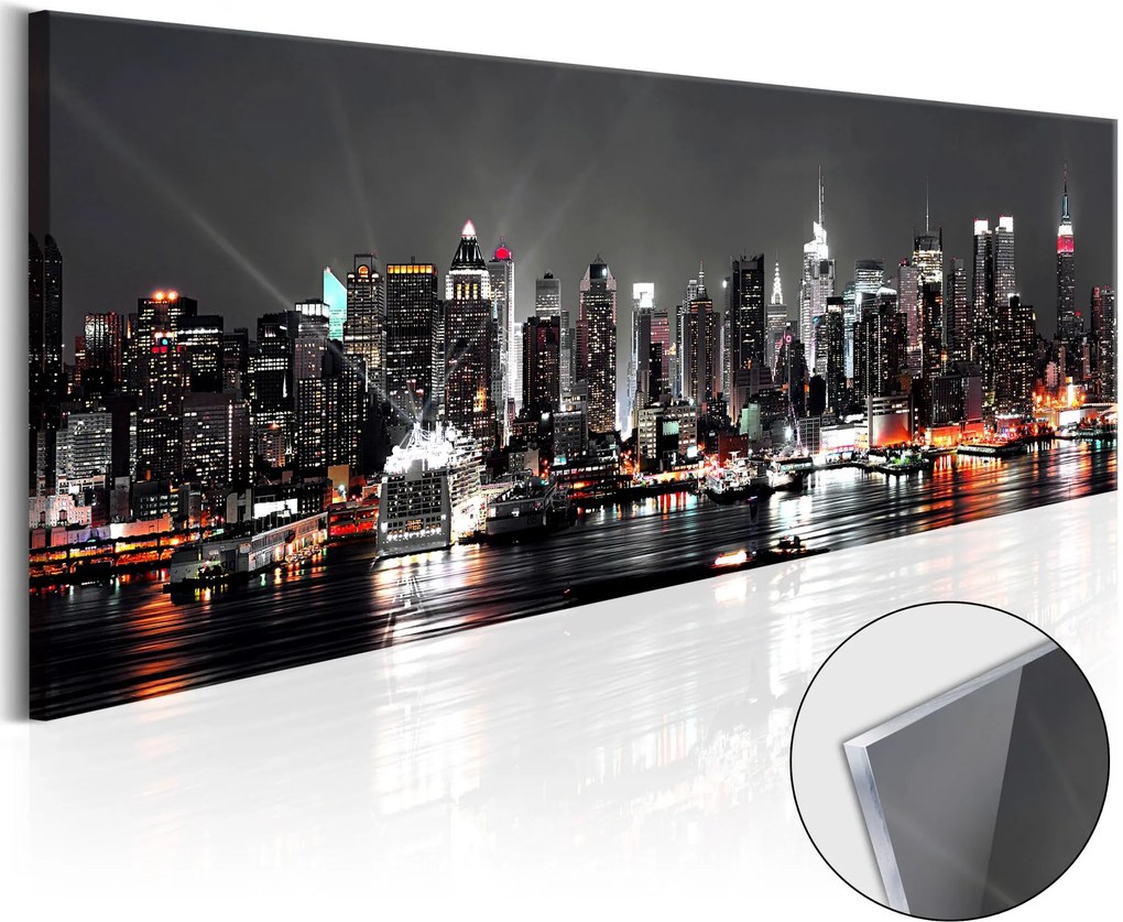 Obraz na akrylátovom skle - New York Dream [Glass] 135x45