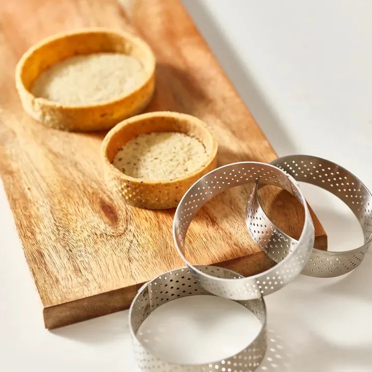 De Buyer 3098.05 Perfor. kruh. rám 12,5 cm, nehrdz. oceľ, 12,5 cm