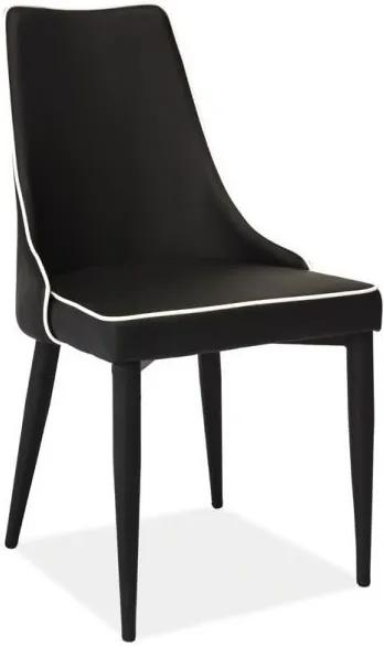 SIGNAL Soren jedálenská stolička čierna