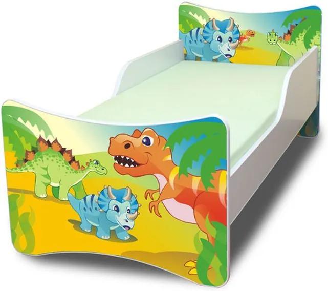 MAXMAX Detská posteľ 160x70 cm - DINO 160x70 pre chlapca NIE