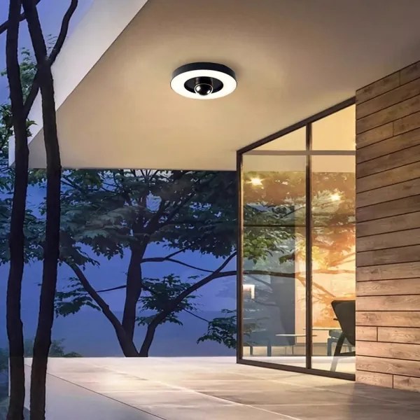 Immax NEO 07792L -LED Inteligentná vonkajšia kamera so svetlom RING 22W/230V Wi-Fi Tuya