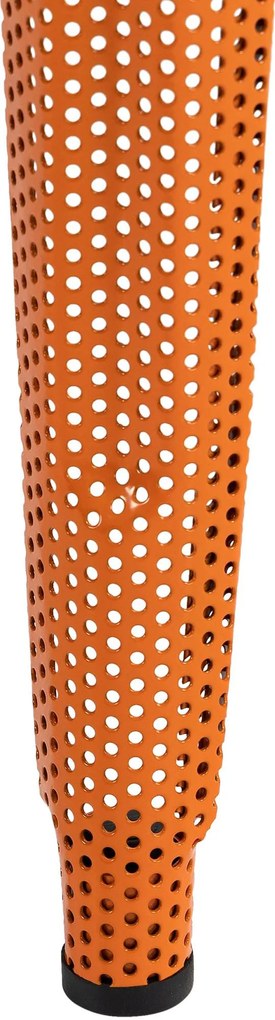 Kovová barová stolička Fletcher (SET 4 ks) - Oranžová