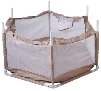 Hracia ohrádka 120 cm hnedá