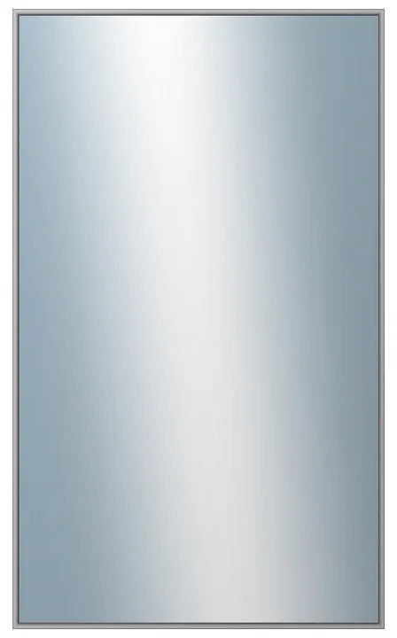 DANTIK - Zrkadlo v rámu, rozmer s rámom 60x100 cm z lišty Hliník šedá (7269006)