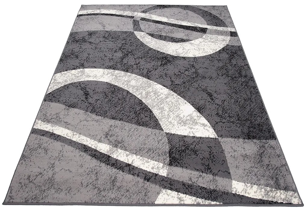 Koberec 4959A DARK GRAY CHEAP PP CRM Veľkosť: 80x150cm