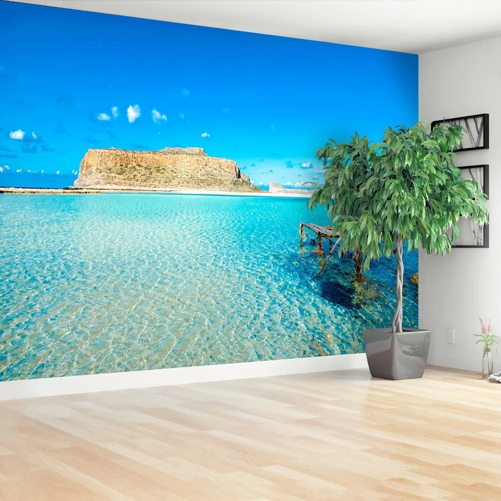 Fototapeta Vliesová Lagoon grécko 152x104 cm