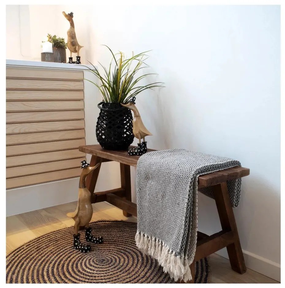 Hnedá drevená záhradná lavica Barcelona – House Nordic