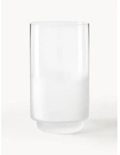 Ručne fúkaná váza's gradientom Milky, V 25 cm