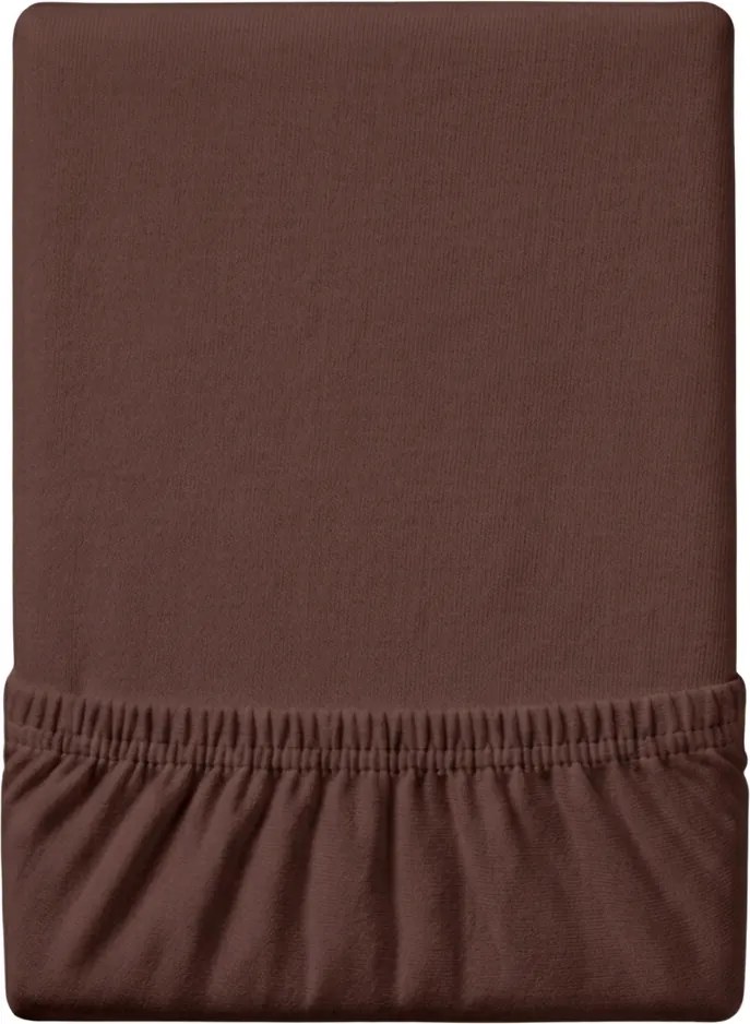 Jersey plachta EXCLUSIVE tmavohnedá 160x200 cm