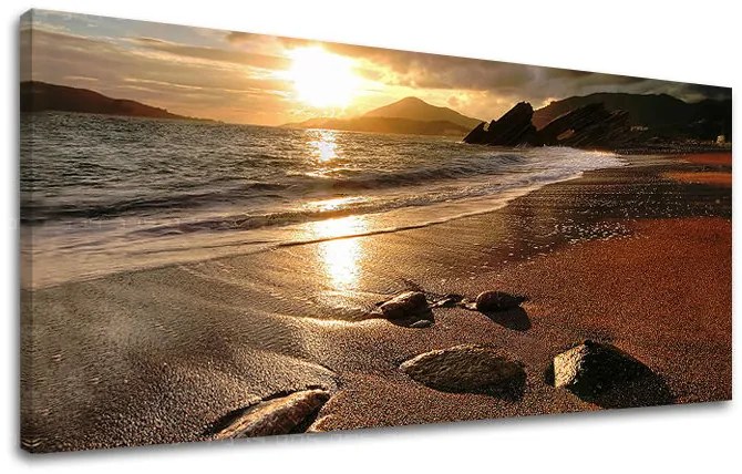 Obraz na stenu PANORÁMA ZÁPAD SLNKA 50x100 cm