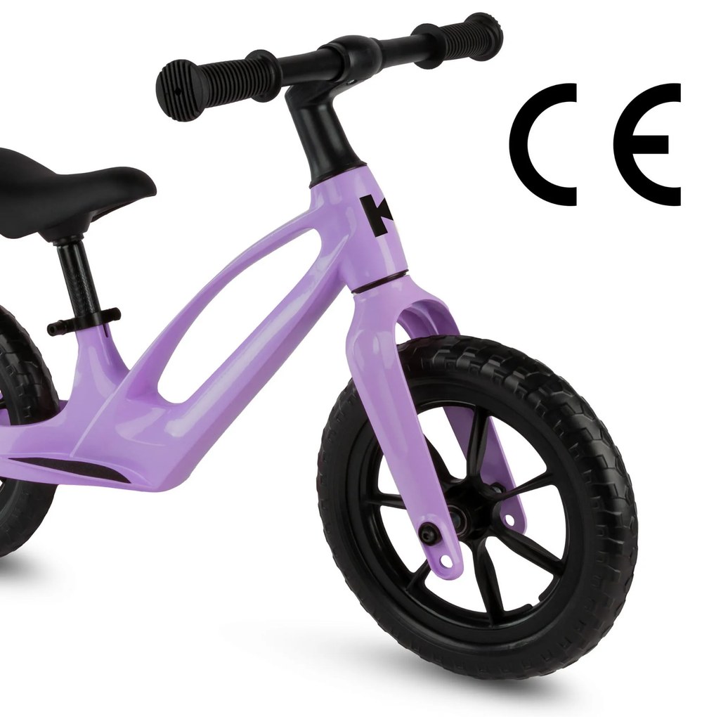 Balančný bicykel Kidwell Vito Balance, fialový, s horčíkovým rámom