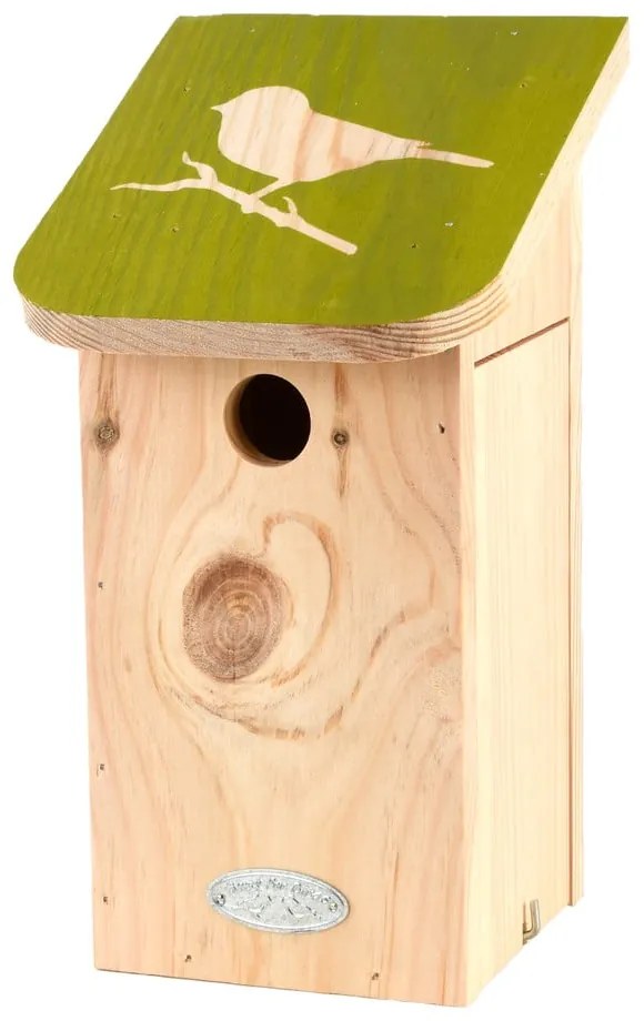 Búdka pre vtákov z masívnej borovice Esschert Design Diapozitiv