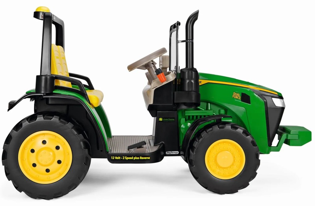 Peg Perego Elektrický traktor Bager JOHN DEERE DUAL FORCE IGOD05500 - 480W - 12V 12Ah - 2022