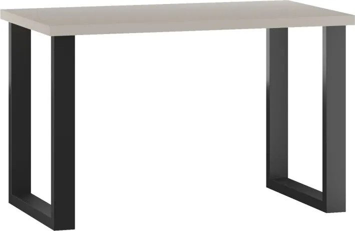 Vintino Jedálenský stôl ALVARO 120 × 68 cm – kašmír / čierna oceľ