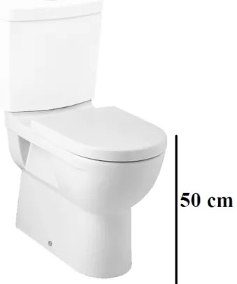 Wc kombi, pouze mísa Jika Mio vario odpad H8247160000001, 1 ks