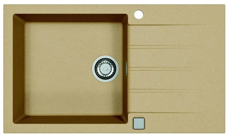 ALVEUS 1132029 - Kuchynský drez CADIT 86x50 cm granit/béžová
