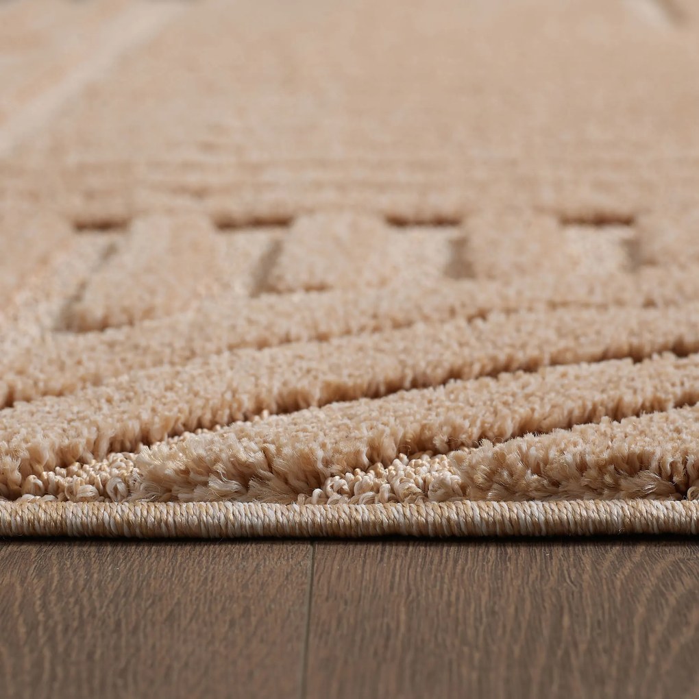 Kusový koberec Art 1121 Rose kruh, 160x160 (priemer) kruh, ružová, obývacia izba, Ayyildiz